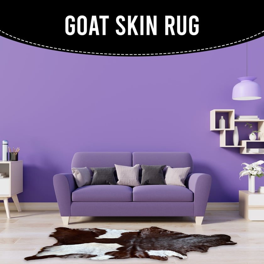 6 ways to use goat skin rugs